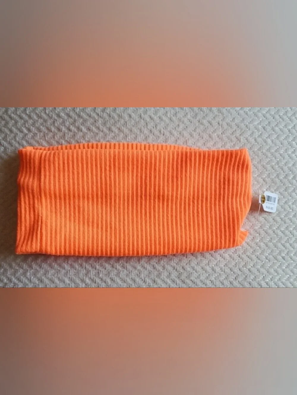 Free People Super Soft Wide Headband/Neon Orange